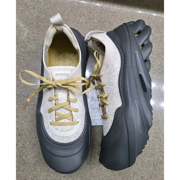 NEW Crocs Echo Surge (Almond Tint) Men 9 Women 11 210079-0LL Sneaker Trail Ready